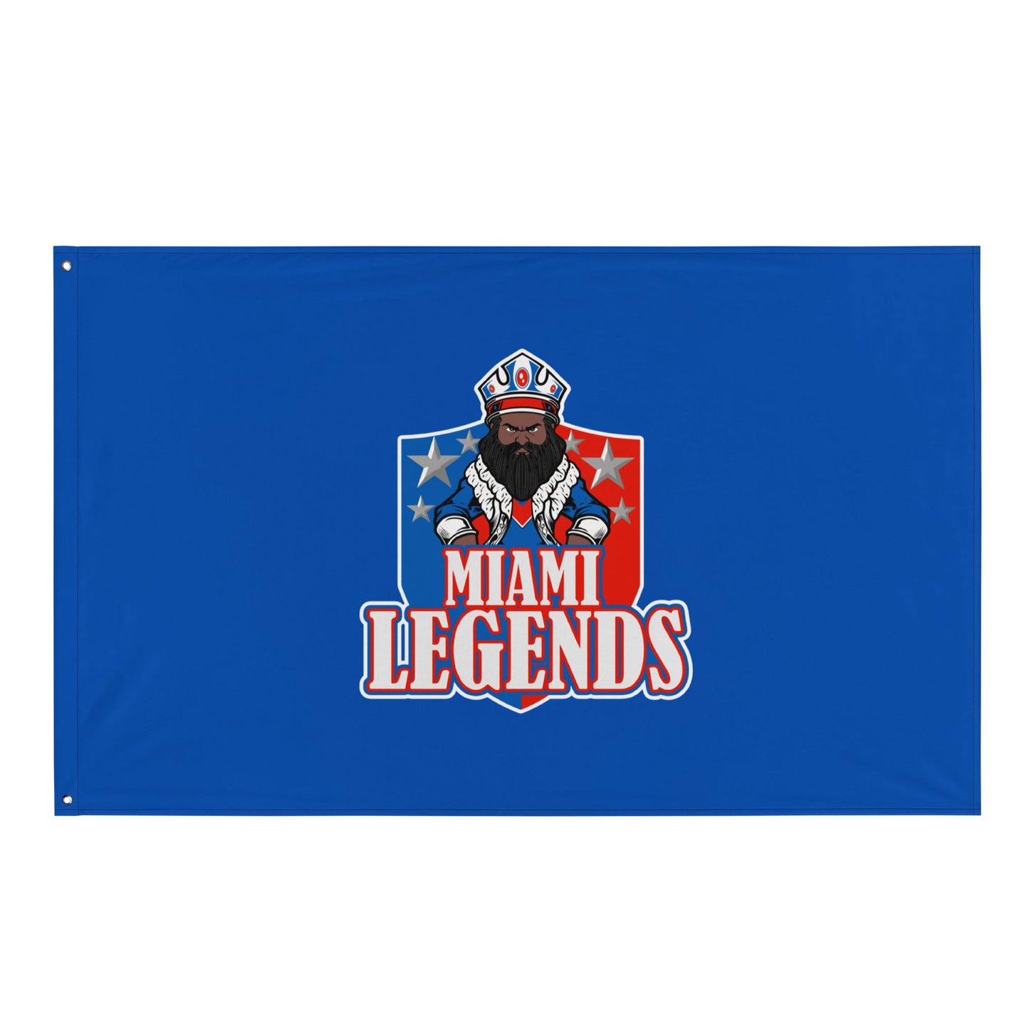 Flag | Miami Legends Football | King Shield Logo