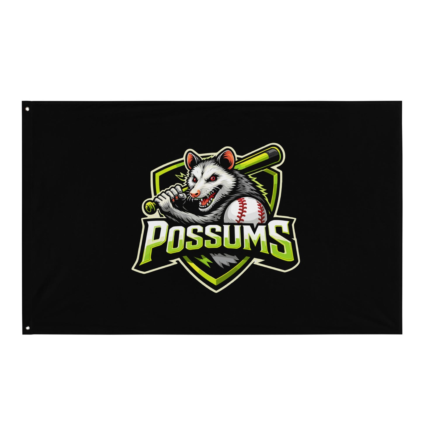 Flag | Possums | Mascot Logo