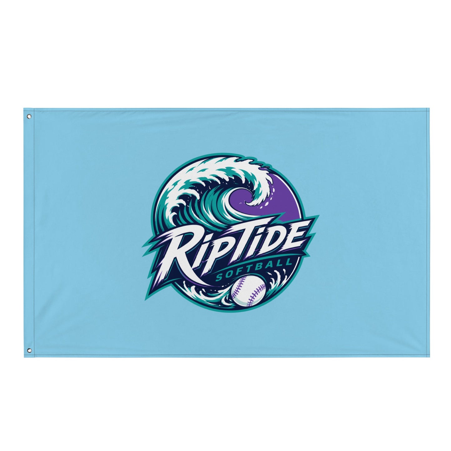 Flag | RipTide Softball | Emblem Logo
