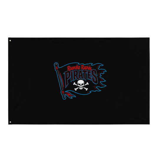 Flag | Roanoke Rapids Pirates | Blackwave Flag Logo