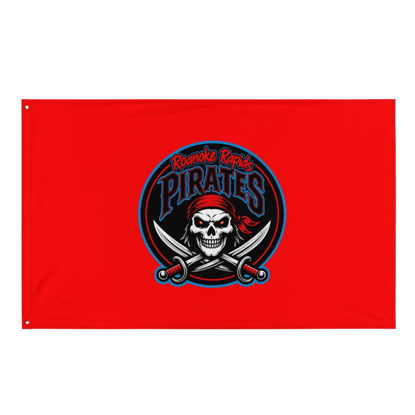 Flag | Roanoke Rapids Pirates | Shield Logo