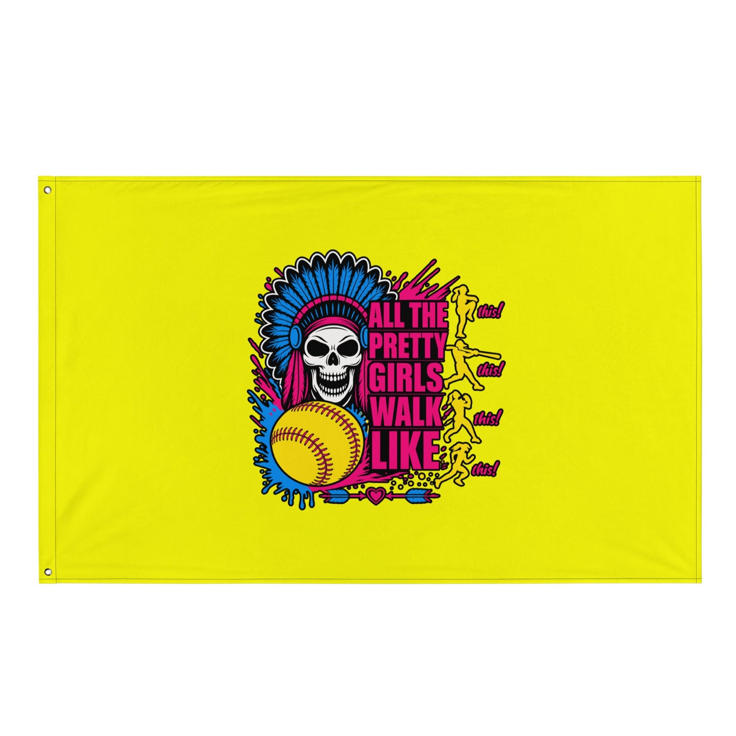 Flag | Savage Softball | Varsity Vanguard Logo