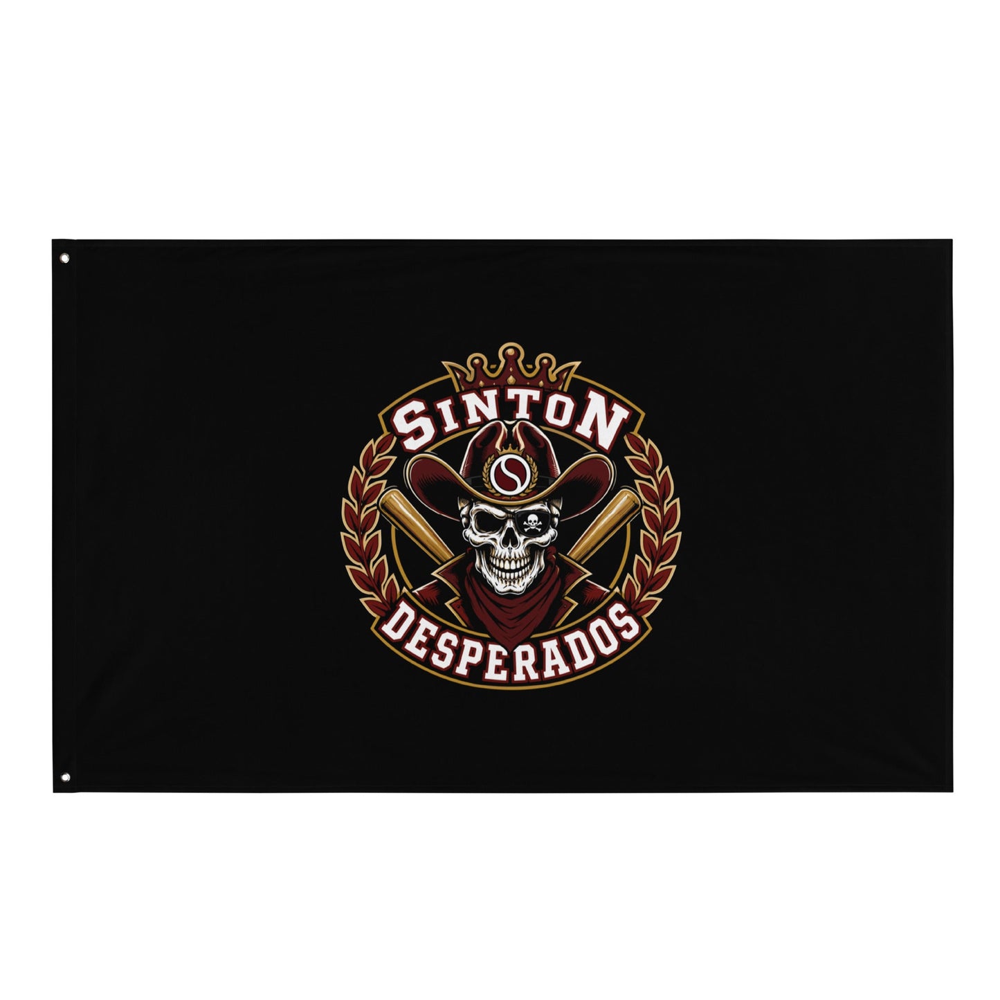 Flag | Sinton Desperados Baseball | Ridge Varsity Logo