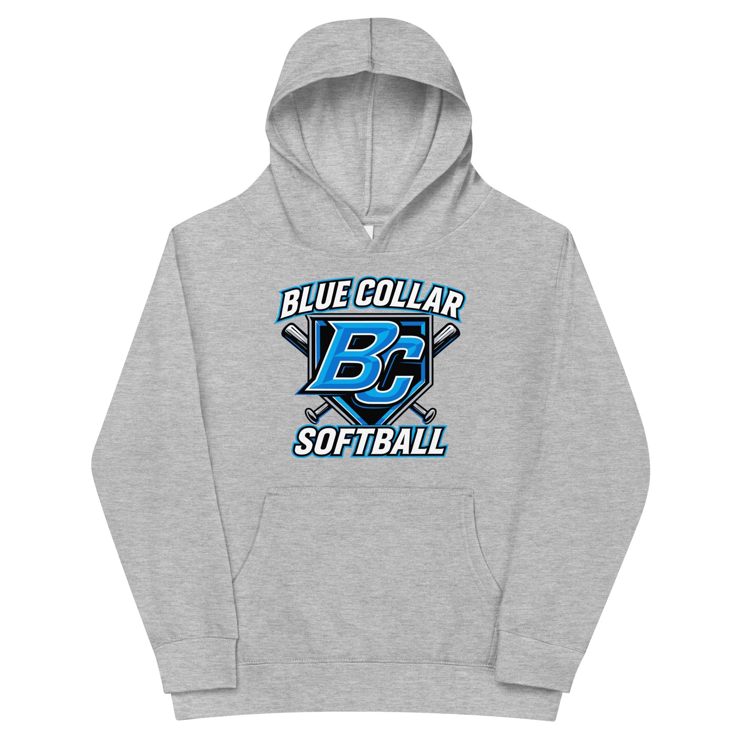 Performance | Youth Hoodie | Blue Collar Softball 2034 | Shield Logo