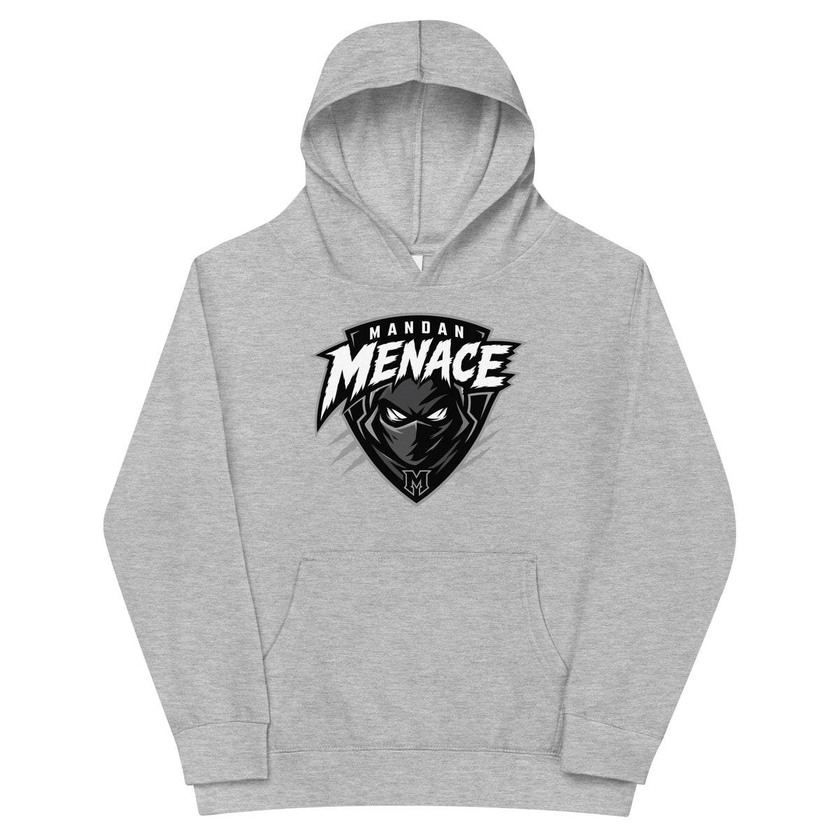 Performance | Youth Hoodie | Mandan Menace | Shield Logo