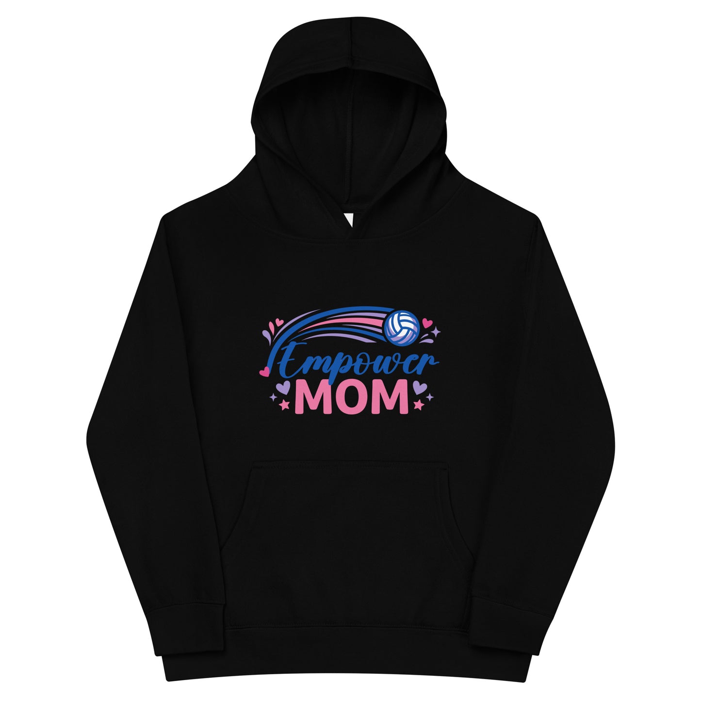 Performance | Youth Hoodie | Empower Volleyball Club | Mom Crest Logo