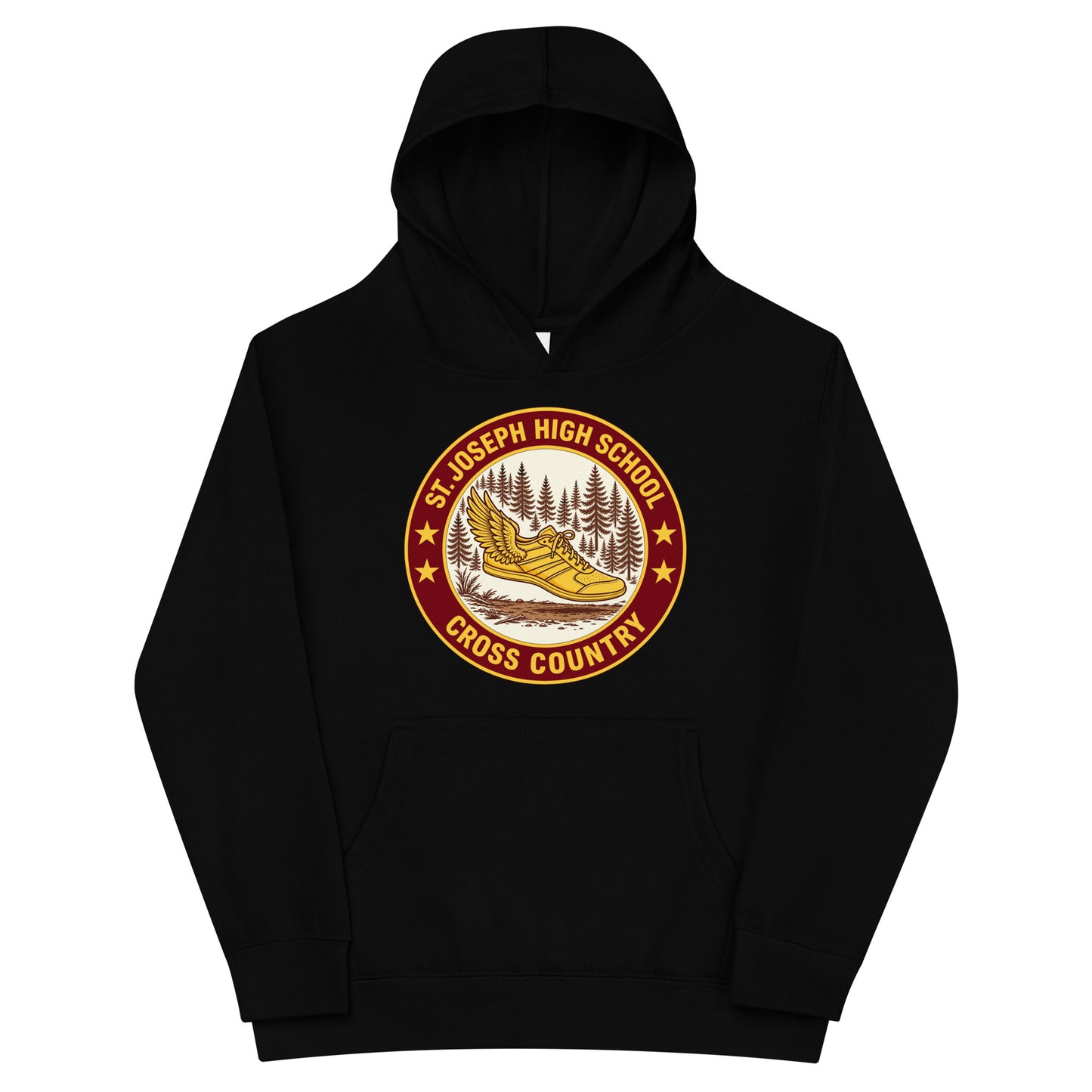 Performance | Youth Hoodie | St. Joseph High School - Cross Country | Badge Logo