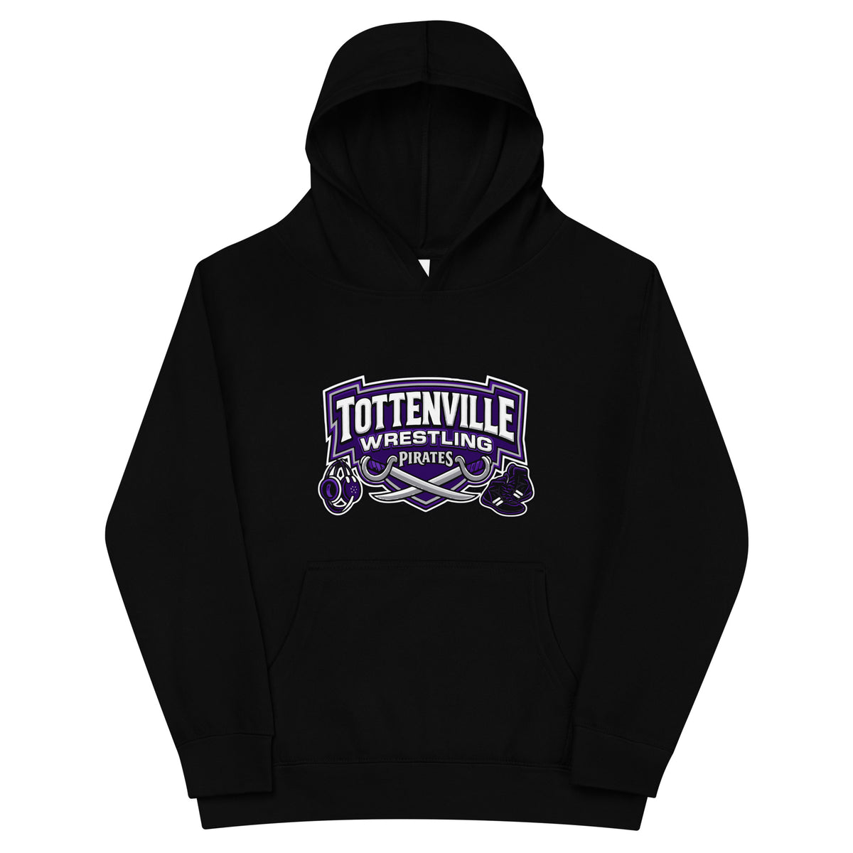 Performance | Youth Hoodie | Tottenville wrestling club | Vanguard Logo
