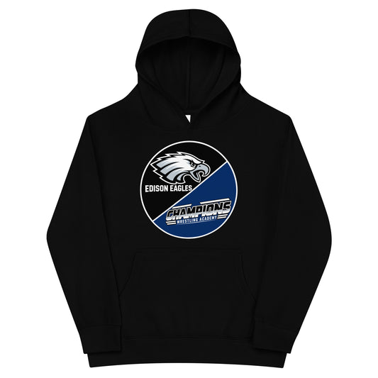 Performance | Youth Hoodie | Edison Eagles/CWA Wrestling | Badge Logo