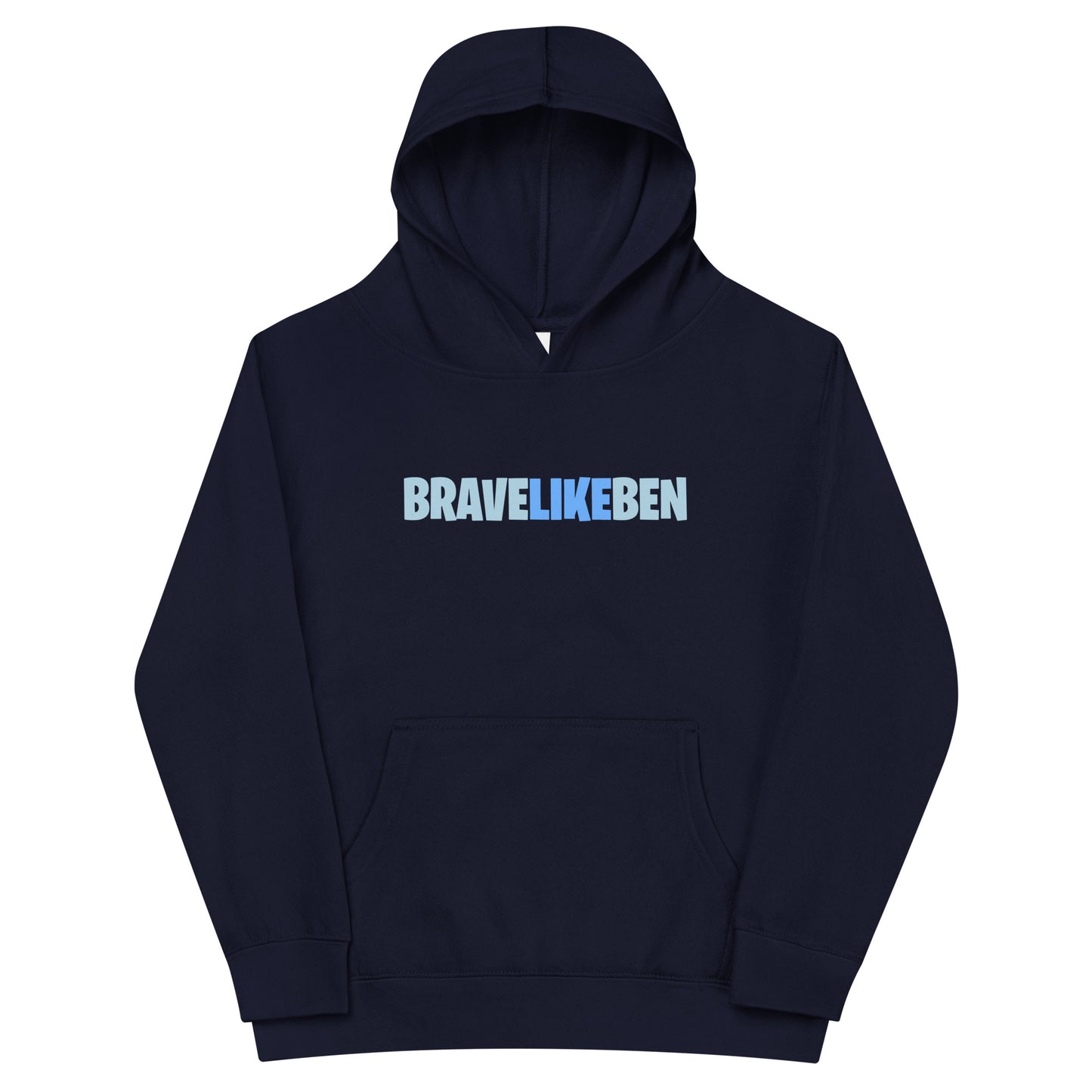 Performance | Youth Hoodie | Brave Like Ben | Wordmark Logo