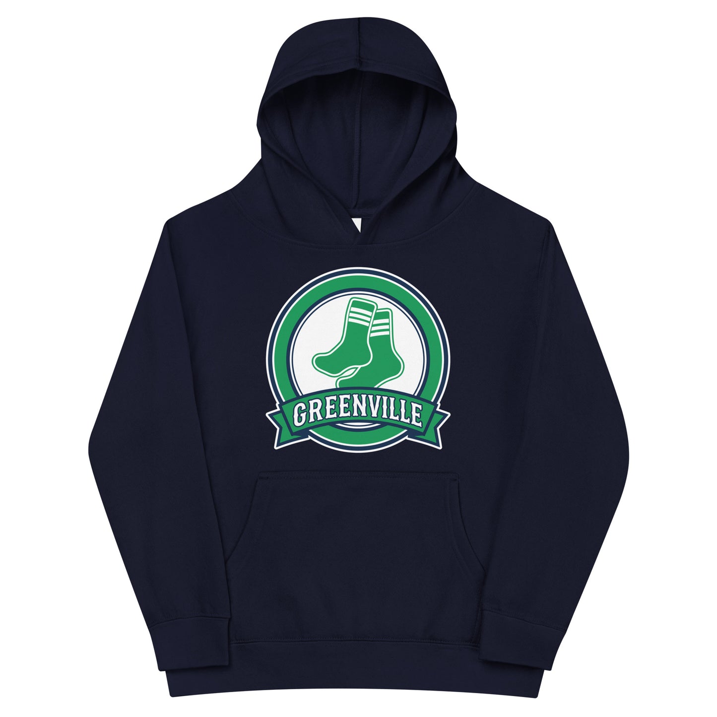 Performance | Youth Hoodie | Greenville Sox | Badge Logo