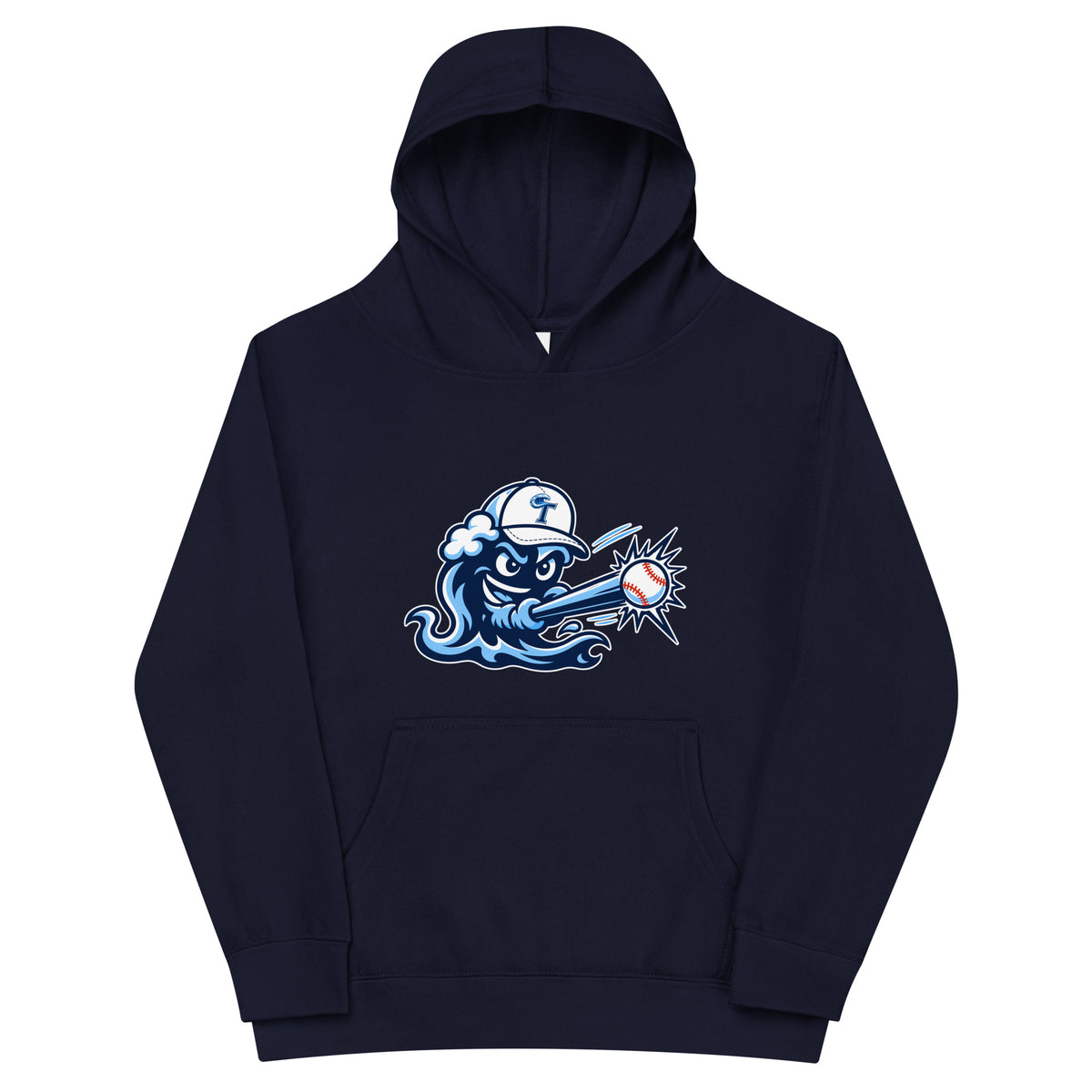 Performance | Youth Hoodie | Long Island Tides Baseball | Mascot Logo