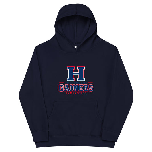 Performance | Youth Hoodie | HCC Gymnastics | Gainers Emblem Logo