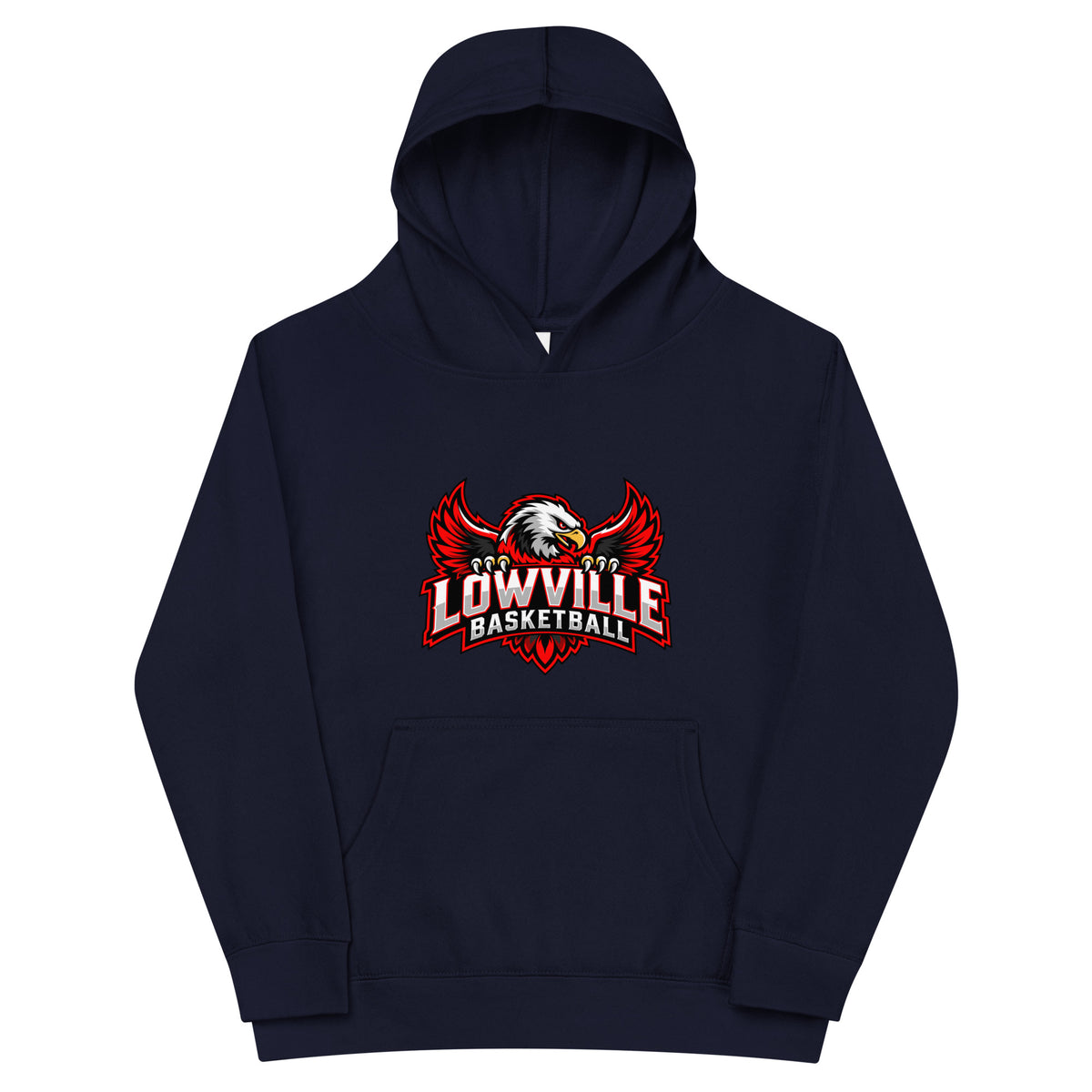 Performance | Youth Hoodie | Lowville Girls Basketball | Emblem Logo