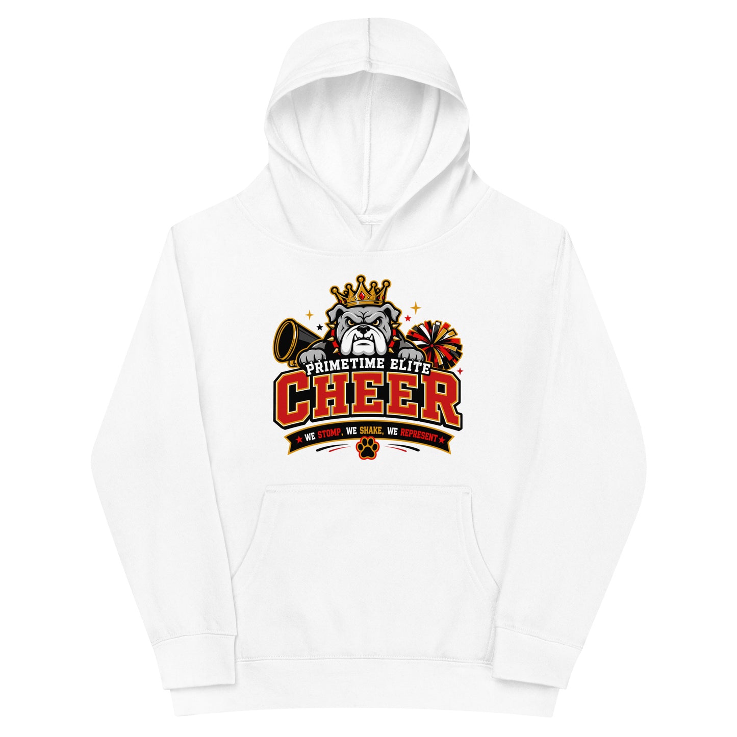 Performance | Youth Hoodie | PTE Bulldog Cheer | Crest Logo