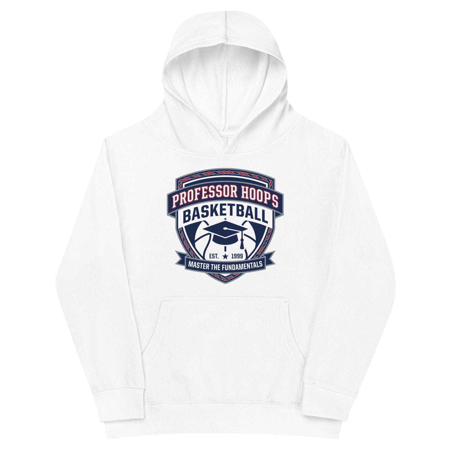 Performance | Youth Hoodie | Professor Hoops Basketball | Crest Logo