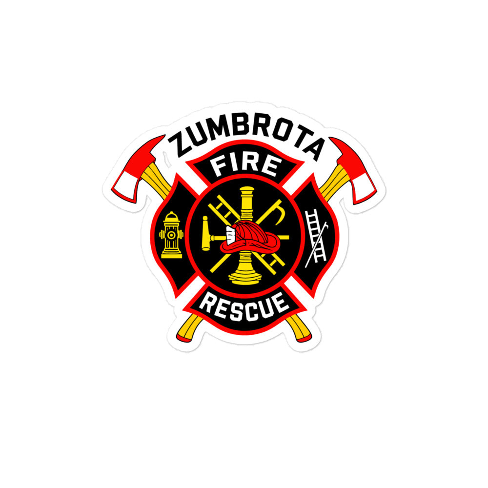 Stickers | Zumbrota Fire Department | Vanguard Logo