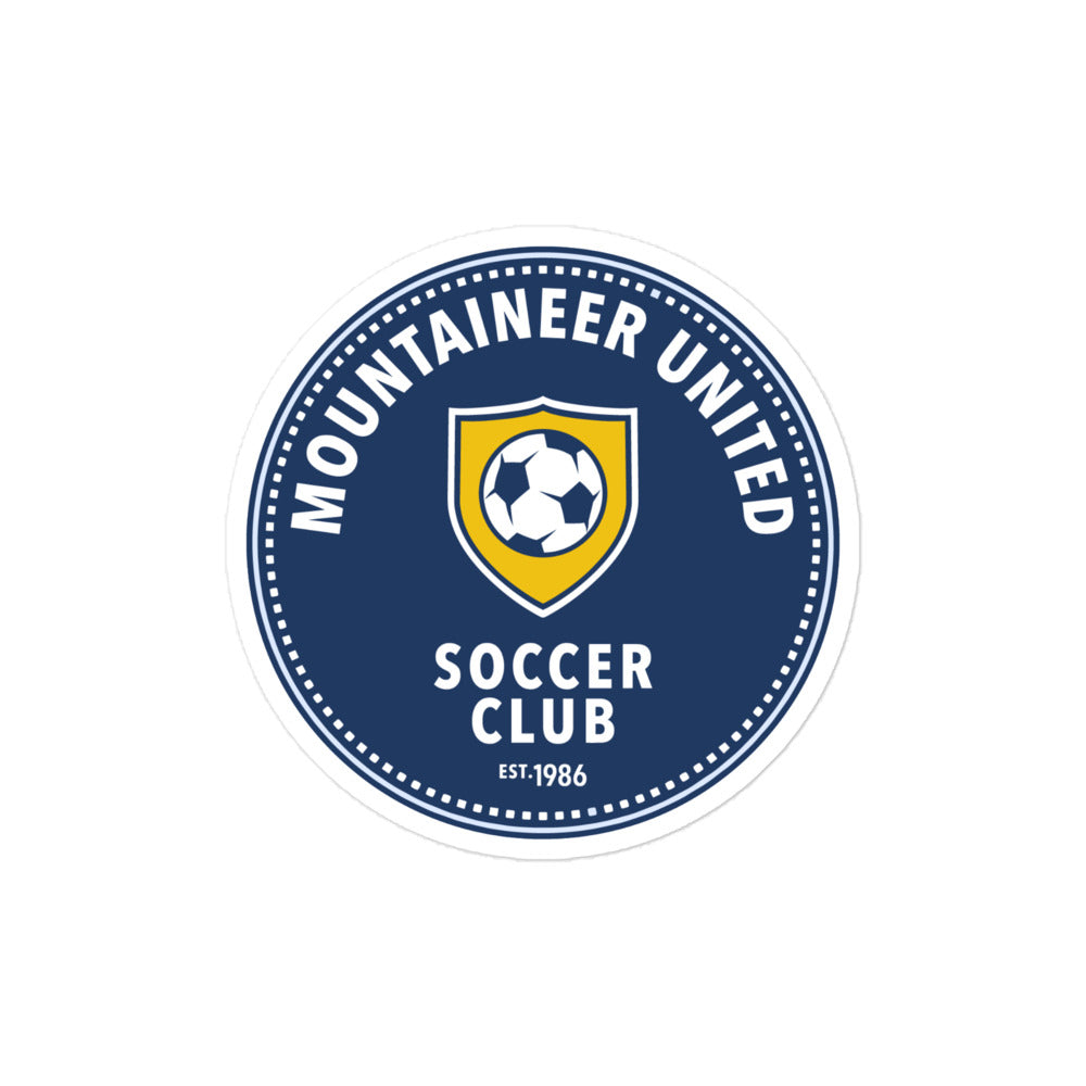 Stickers | Mountaineer United Soccer Club | Badge Logo
