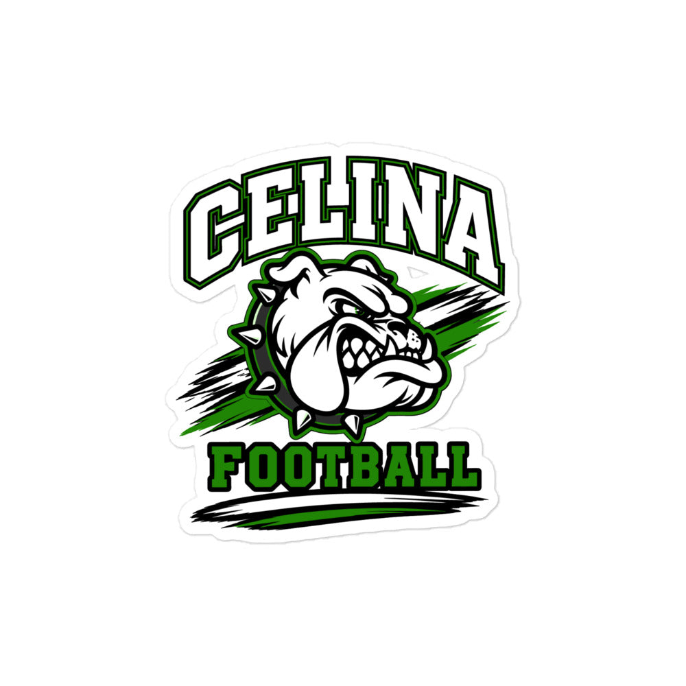 Stickers | Celina Black Football | Emblem Logo