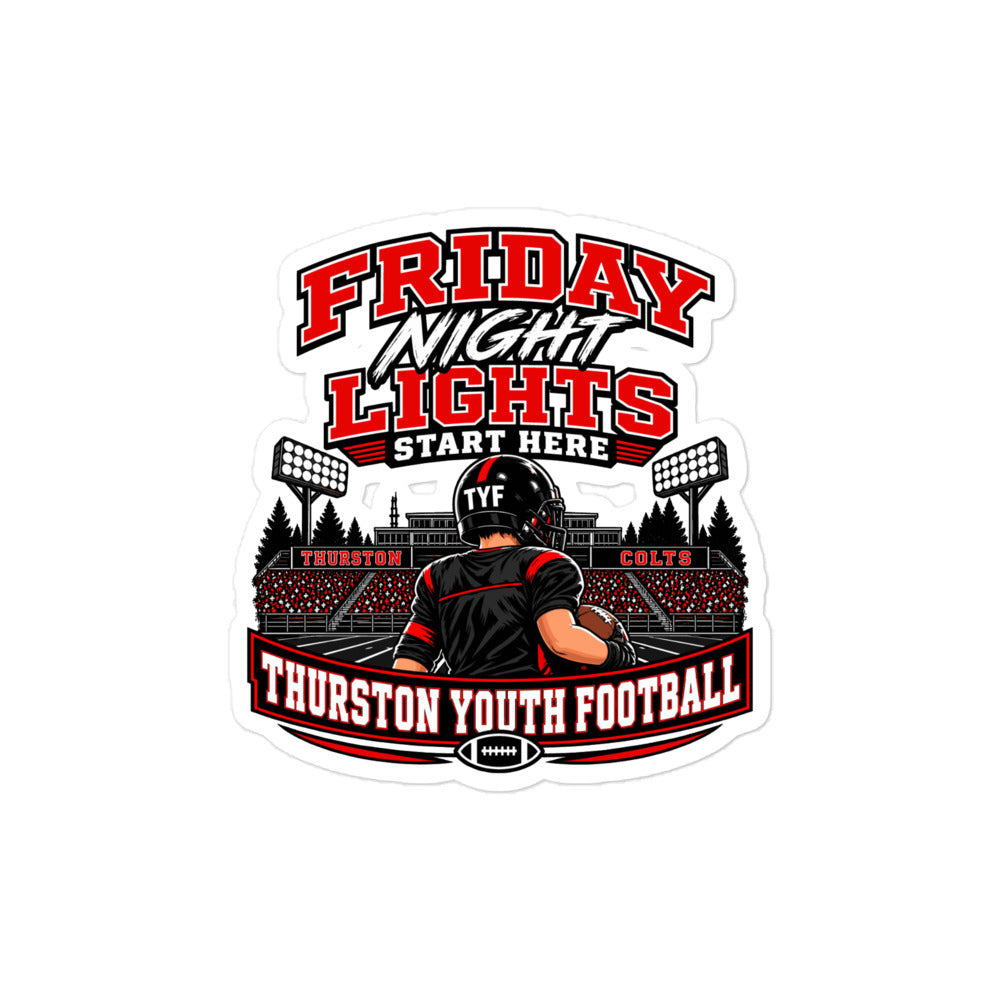 Stickers | Thurston Youth Football | Vanguard Logo