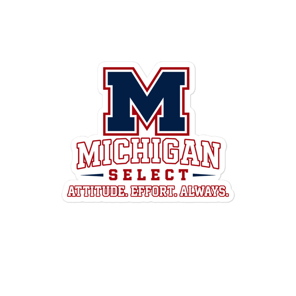 Stickers | Michigan Select Baseball | Crest Logo