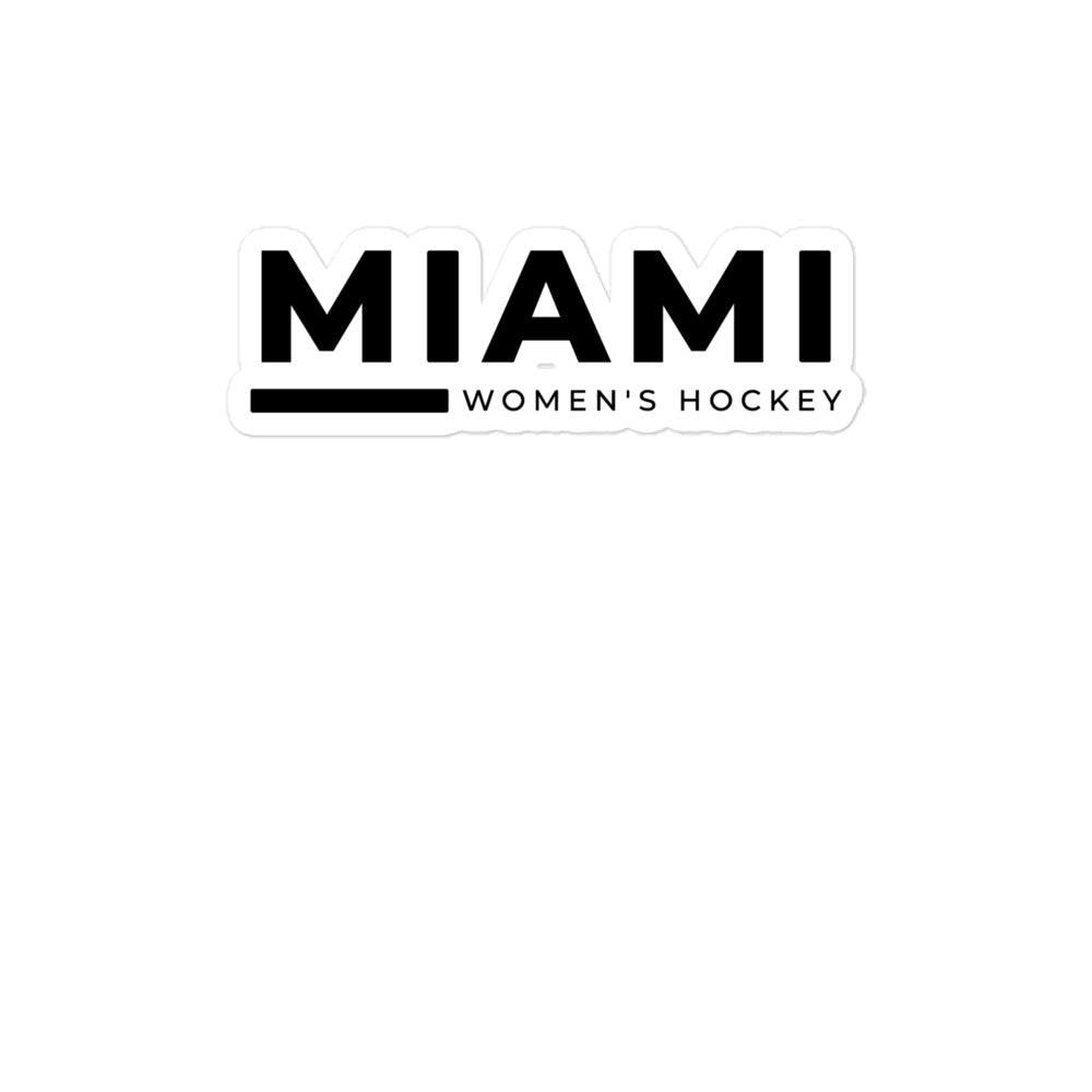 Stickers | Miami Women's Hockey | Lettermark Logo