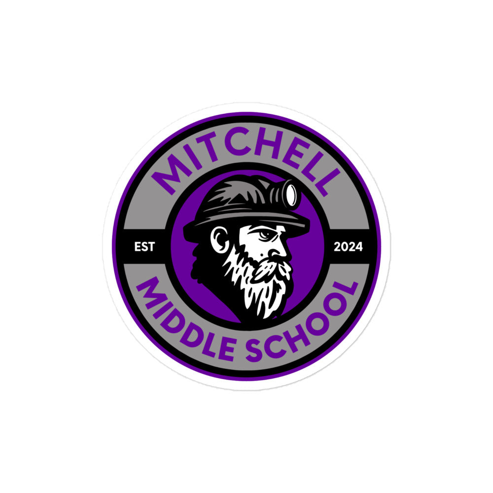 Stickers | Mitchell Middle School Softball | Badge Logo