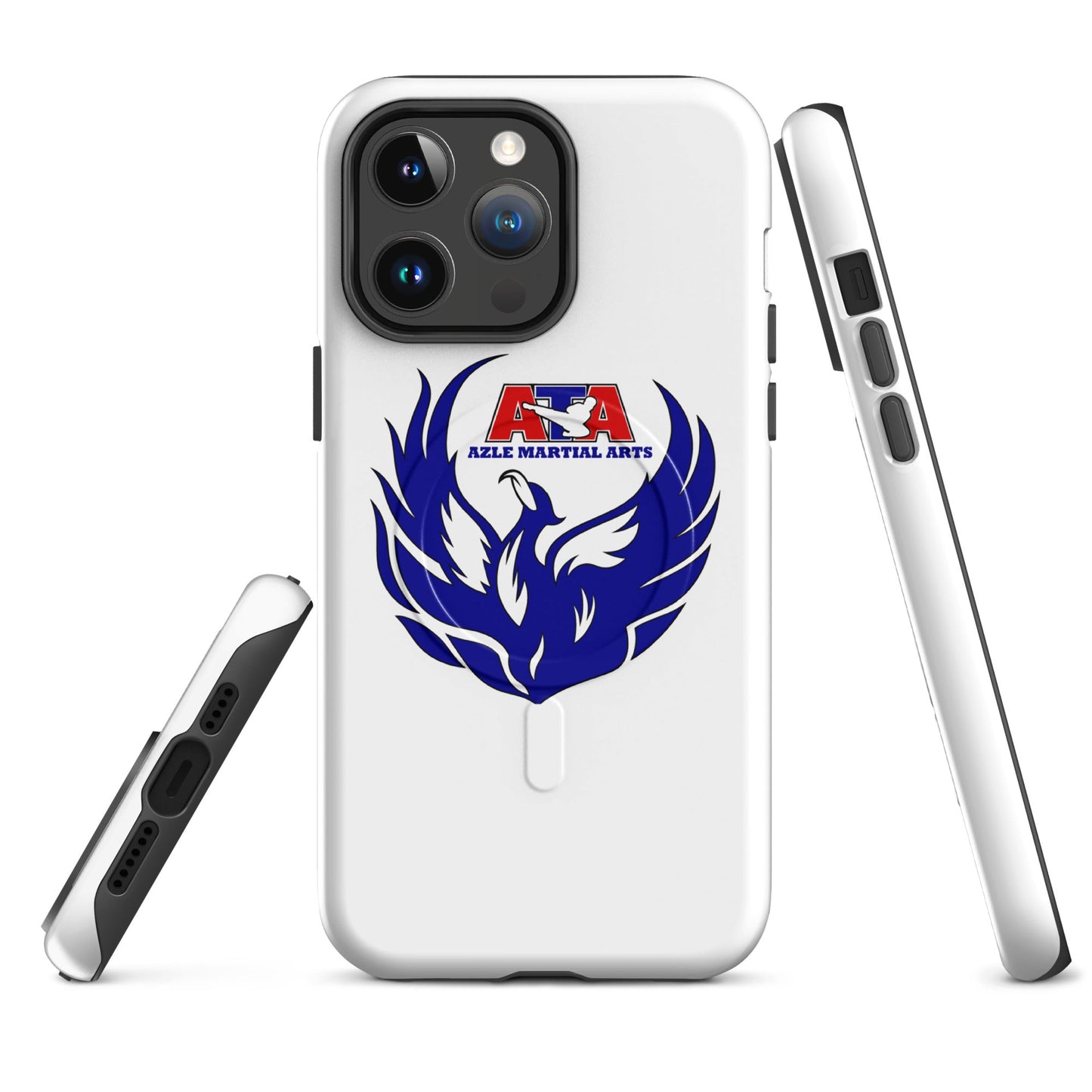 Magsafe Tough Case for iPhone | Azle Martial Arts | Blue Fire Crest Logo