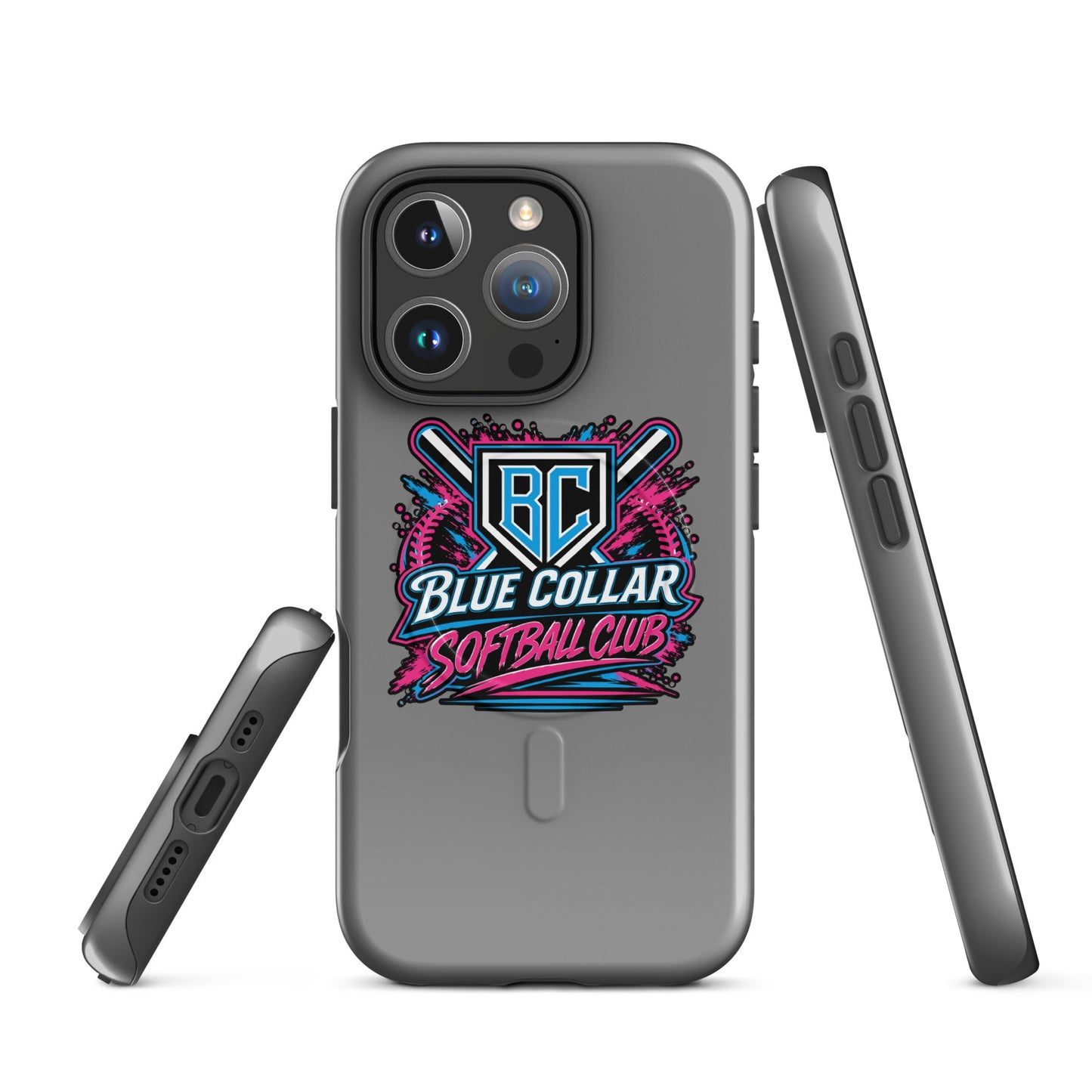 Magsafe Tough Case for iPhone | Blue Collar Softball 2034 | Athletics Logo