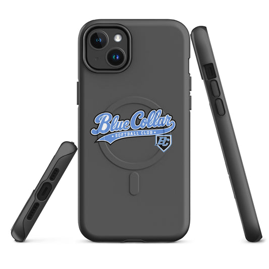 Magsafe Tough Case for iPhone | Blue Collar Softball 2034 | Ironclad Logo