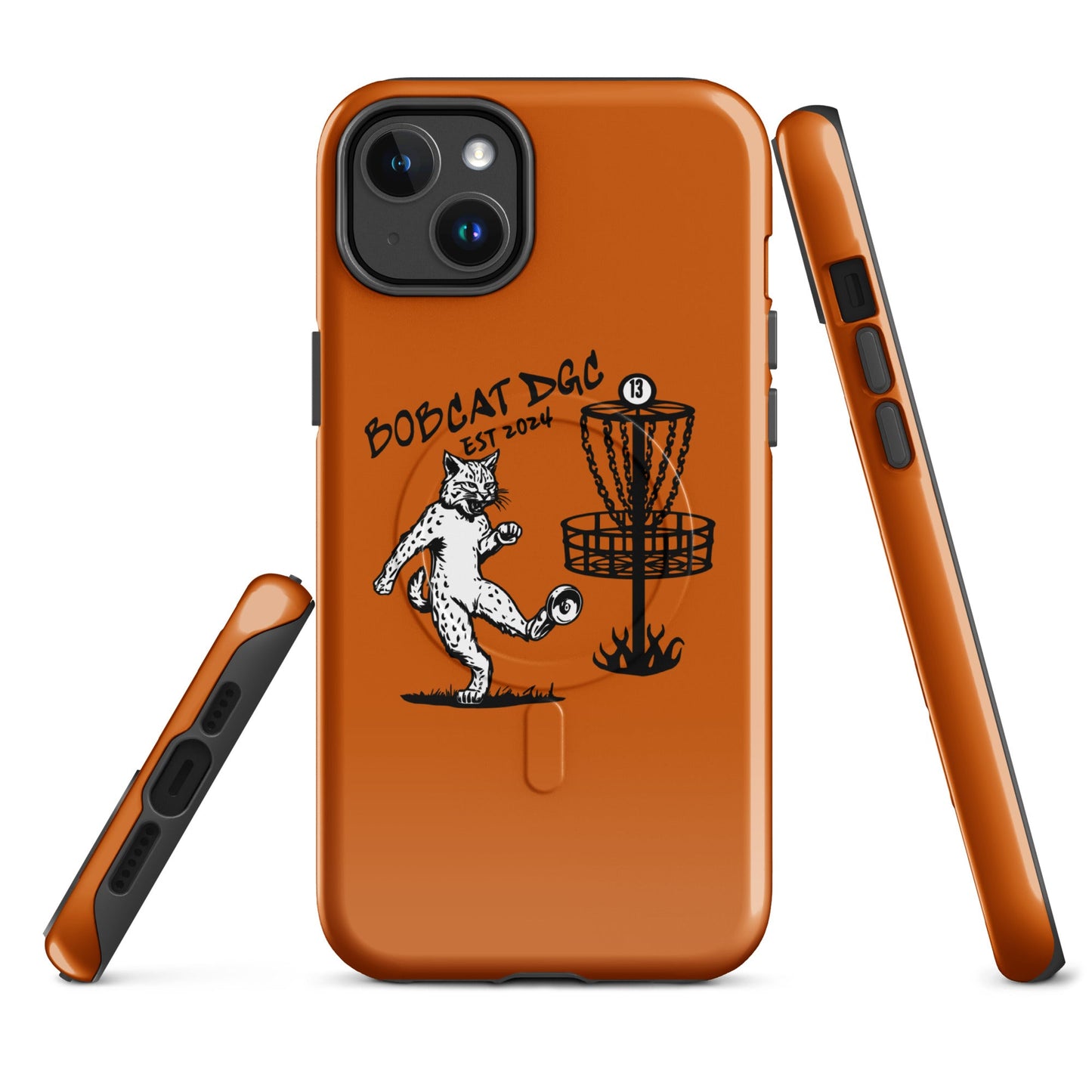 Magsafe Tough Case for iPhone | Bobcat DGC | Predator Disc Golf Logo