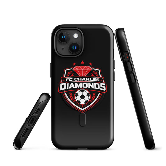 Magsafe Tough Case for iPhone | FC Charles: Diamonds | Shield Logo