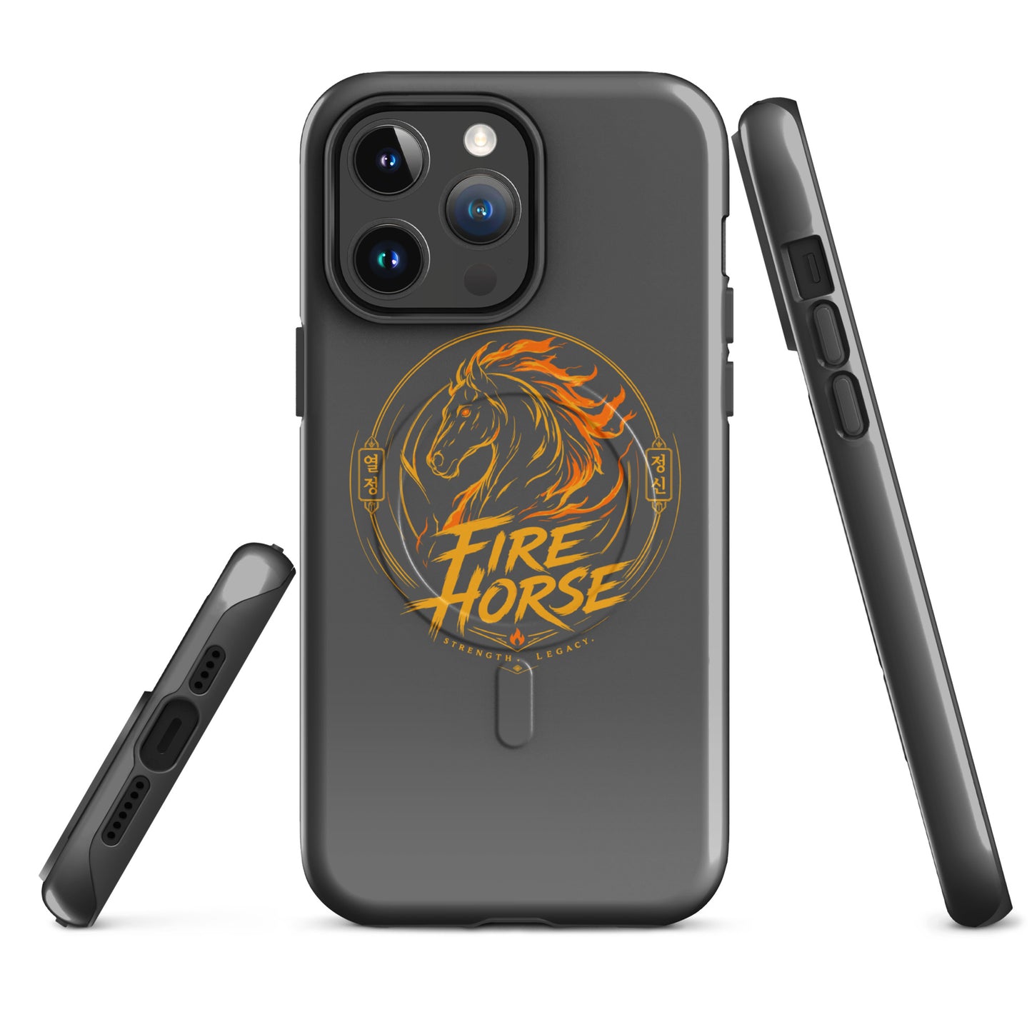 Magsafe Tough Case for iPhone | Fire Horse Masters | Vanguard Logo