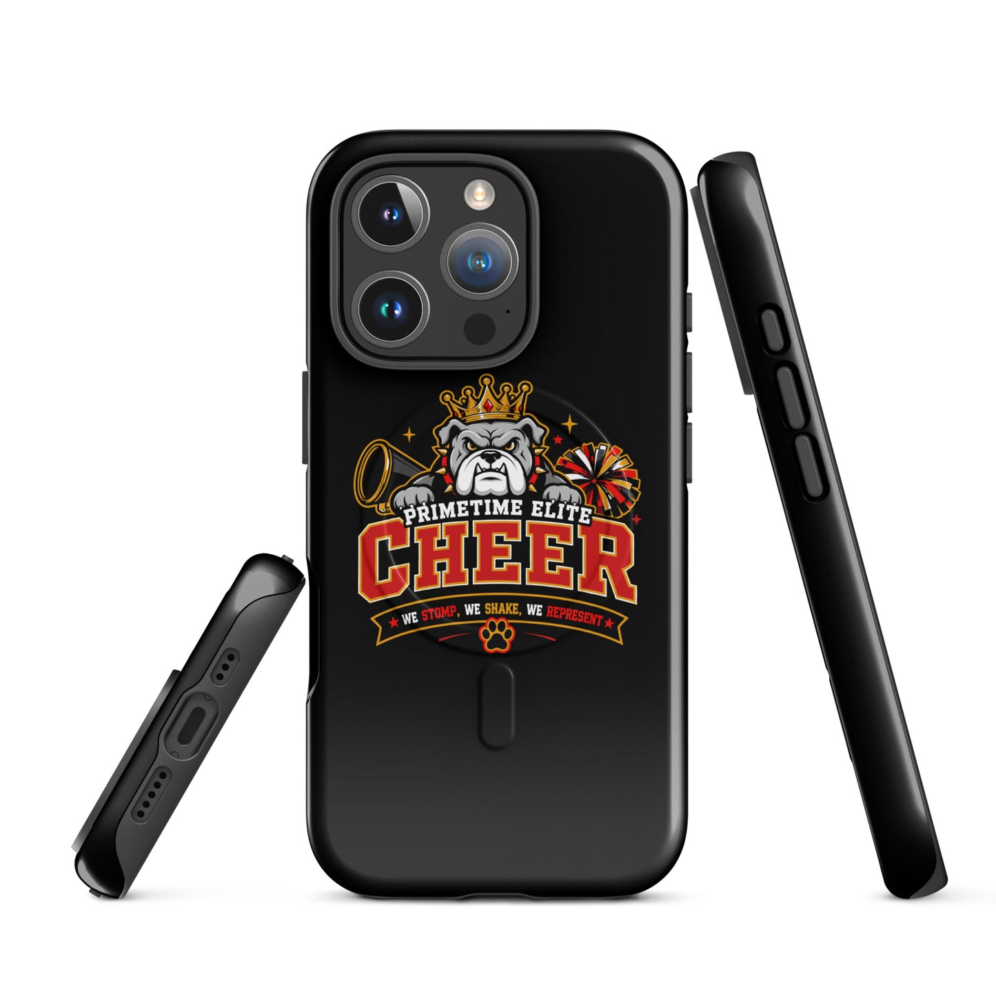 Magsafe Tough Case for iPhone | PTE Bulldog Cheer | Crest Logo