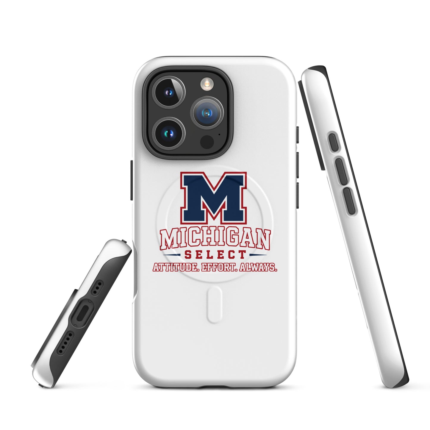 Magsafe Tough Case for iPhone | Michigan Select Baseball | Crest Logo
