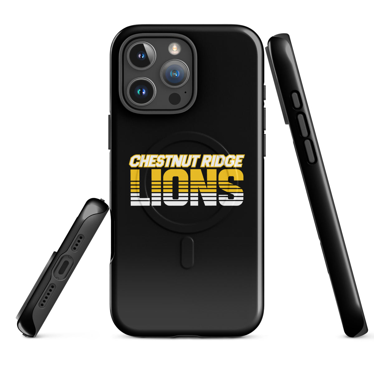 Magsafe Tough Case for iPhone | Chestnut Ridge Lions Football | Script Logo