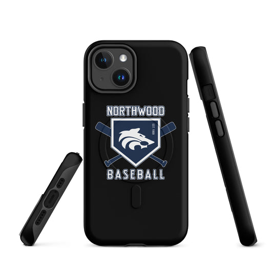 Magsafe Tough Case for iPhone | Northwood High School Baseball | Emblem Logo