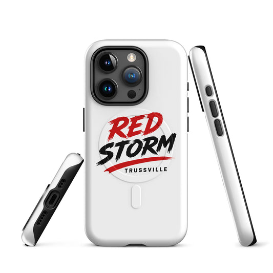 Magsafe Tough Case for iPhone | Red Storm | Modern Script Logo