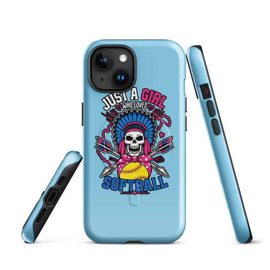 Magsafe Tough Case for iPhone | Savage Softball | Athletics Logo