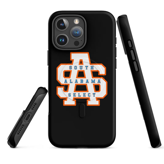 Magsafe Tough Case for iPhone | South Alabama Select 8U | Letter Crest Logo