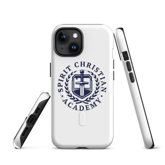 Magsafe Tough Case for iPhone | Spirit Christian Academy | Navy Script Logo