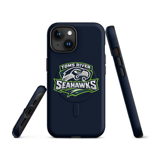 Magsafe Tough Case for iPhone | Toms River Seahawks | Mascot Script Logo