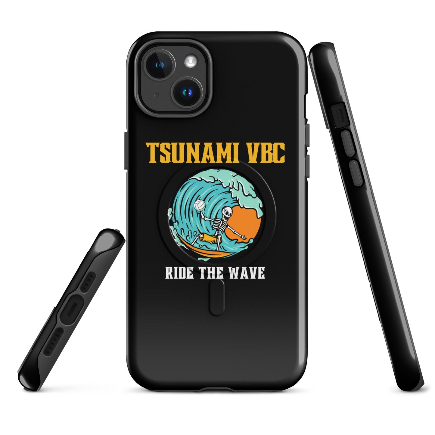 Magsafe Tough Case for iPhone | Tsunami Volleyball Club | Surf Wave VBC Logo