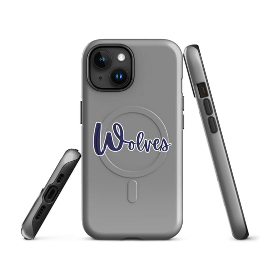 Magsafe Tough Case for iPhone | White Mountain School | Script Logo
