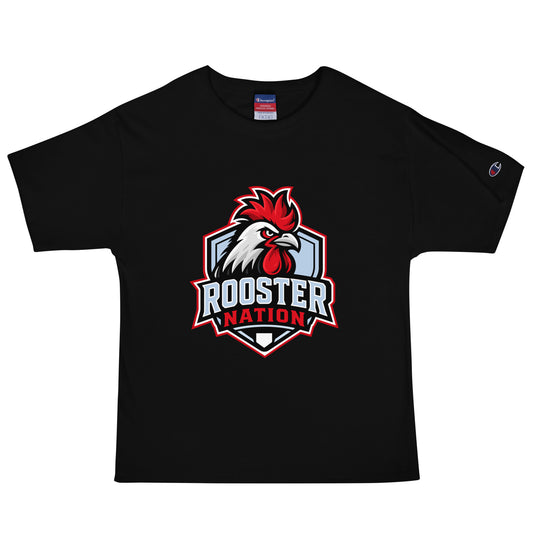 Signature | Champion T-Shirt | Rooster Nation | Shield Logo
