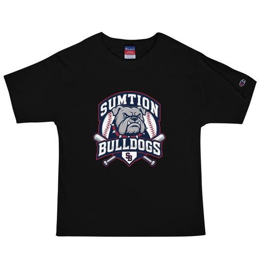 Signature | Champion T-Shirt | Sumtion bulldogs | Emblem Logo