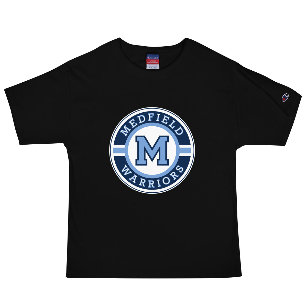 Signature | Champion T-Shirt | Medfield Softball | Badge Logo