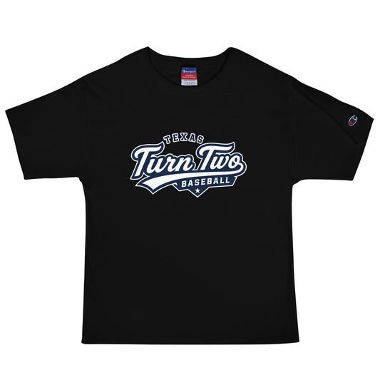 Signature | Champion T-Shirt | Texas Turn Two Baseball | Athletics Logo