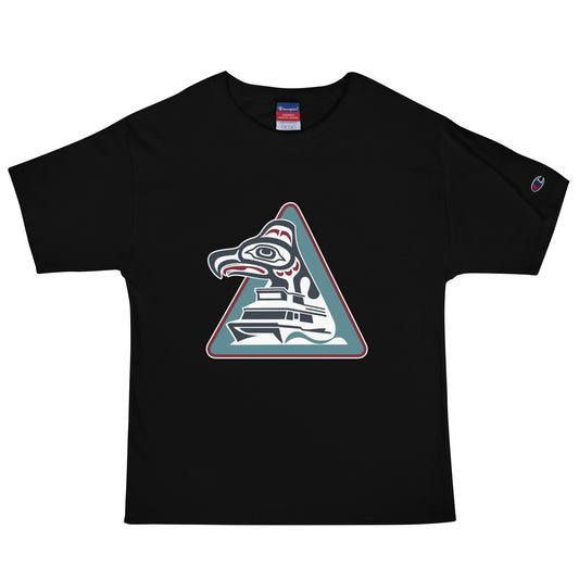 Signature | Champion T-Shirt | Allen Marine | Vanguard Logo