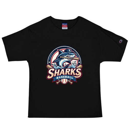 Signature | Champion T-Shirt | Sharks Diamond Sports | Emblem Logo